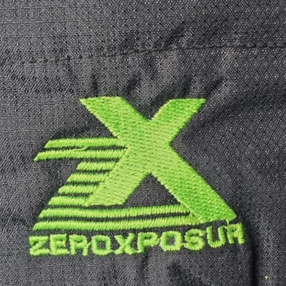 Youth ZeroXposur Winter Jacket Black Green Large 14/16 Zip Up Hood Pockets Lined